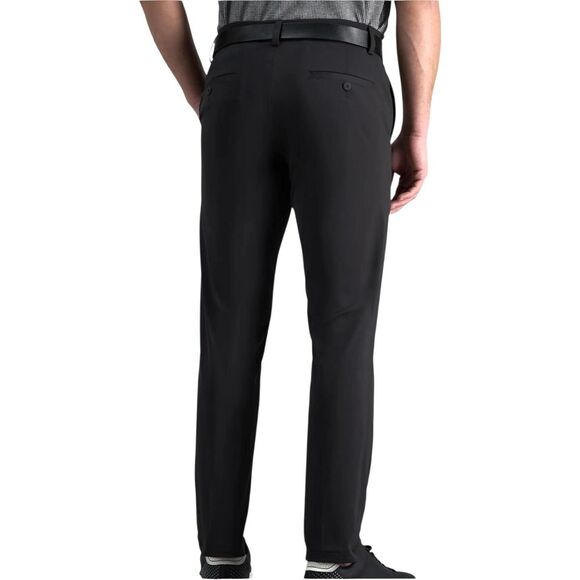 Haggar Pants Mens 40x30 Gray Slim Straight Fit Flex Waist All Day Comfort NEW - Picture 2 of 10